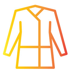 Fototapeta premium coat gradient icon