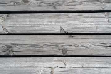 Shabby wood surface background. Gray horizontal planks texture