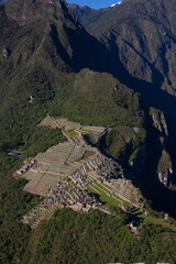 Machu Picchu sem from the top of Huayna Picchu

