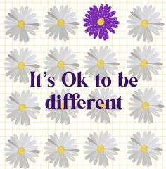it's ok to be different 