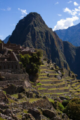 Huayna Picchu seem from Machu Picchu
