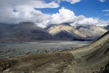 Nubra Valley panoramic Ladakh India