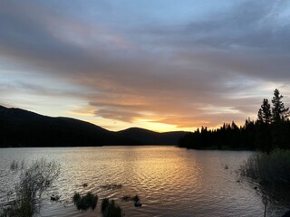 Sunset mountain Montana