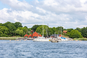Fototapeta na wymiar Island of Tjärö, in Karlshamn archipelago. Blekinge County Sweden.