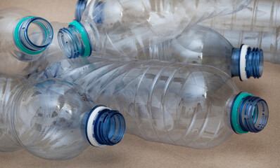 empty plastic water bottles to recycle
