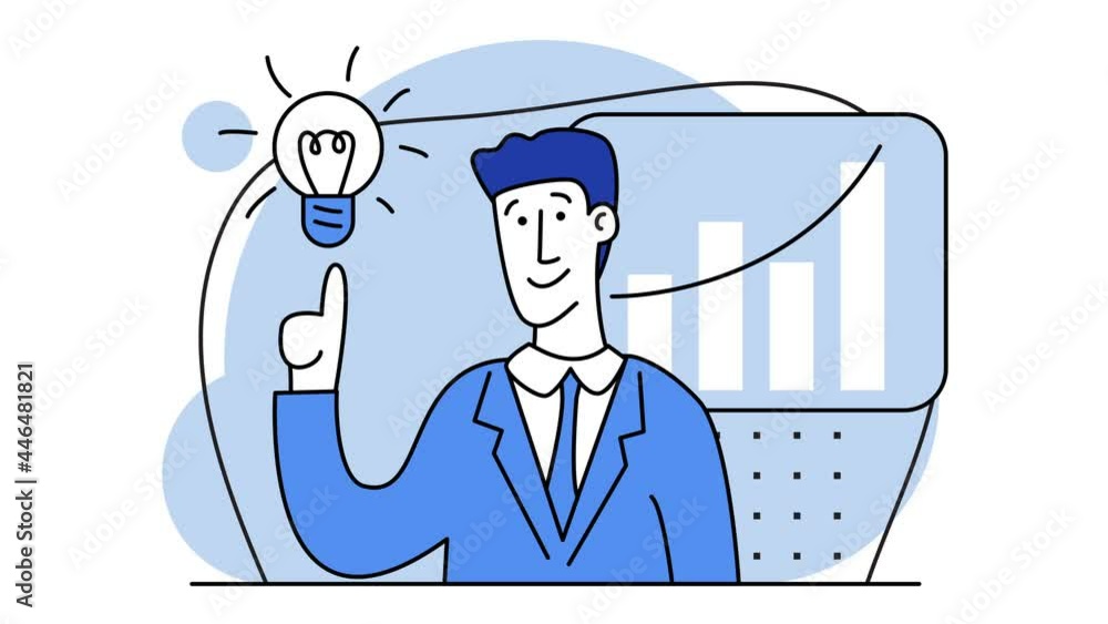 Poster idea. startup. database analysis. digital solutions business analytics, planning. business marketing