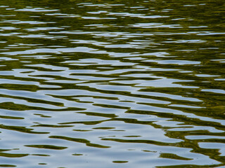 Shining blue water wave background