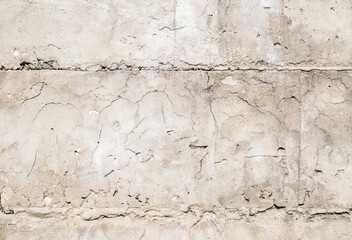 White concrete background. Old dirty concrete wall texture. Cracked cement texture.