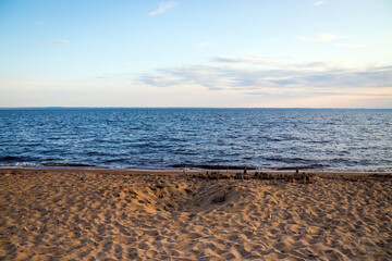 La pointe Taillon beach St-Henri-de-Taillon Saguenay Lac St-Jean Quebec