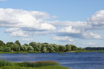 lake and sky