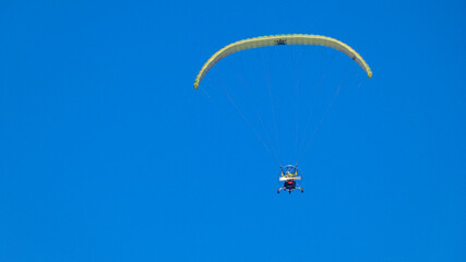 paraglider in the sky