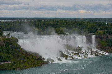 View of Horseshoe Fall, Niagara Falls, Ontario, Canada.
