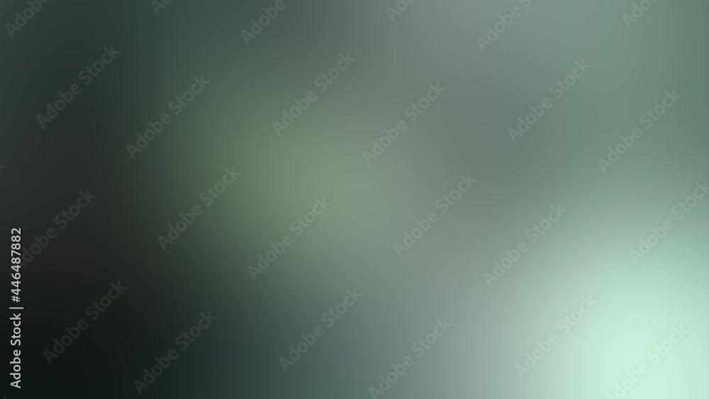 Aufkleber Abstract soft green and grey colors, moving blurred background for general usage. The colors vary with position, producing smooth color transitions. Color neon gradient. 4k