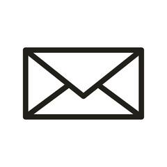 Email icon. Vector illustration, isolated on white background