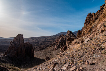 Roques de Garcia in Teide National Park, Tenerife, Spain.
