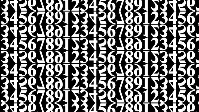 Animated illusion like numeric background in high resolution. Easy to use.
