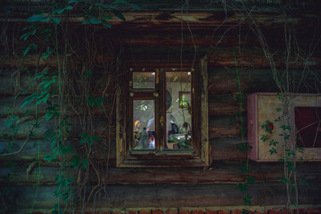 Window of a rustic house