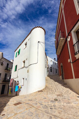 Fototapeta na wymiar Town of Ibiza in Ibiza Island (Spain)