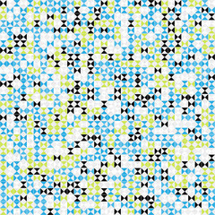 Abstract Geometric Pattern generative computational art illustration