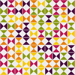 Abstract Geometric Pattern generative computational art illustration