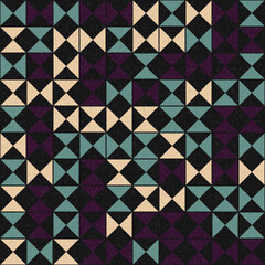 Abstract Geometric Pattern generative computational art illustration