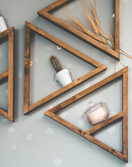 old lamp on the wall