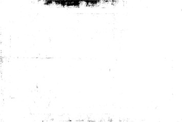 Monochrome texture composed of irregular graphic elements. Distressed uneven grunge background. Abstract vector illustration. Overlay for interesting effect and depth. Isolated on white background.