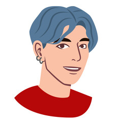 Isolated avatar of a man Vector illustration