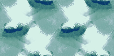 Fototapeta premium Maritime painted brushstroke header background. Painterly watercolor acrylic paint effect for modern nautical design template