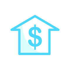 Illustration Vector Graphic of Bank Building icon