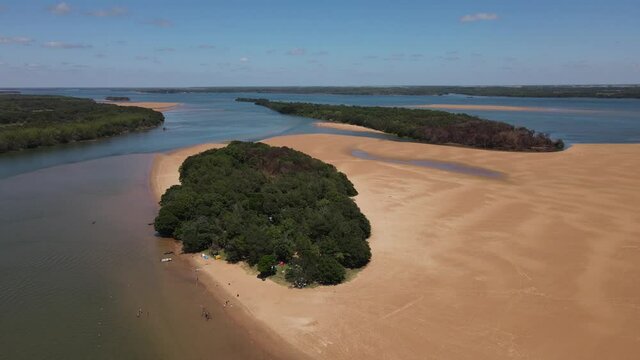 Paraguay Ayolas, isla Paraiso, Latinoamerica, corazon de America del sur Playa
