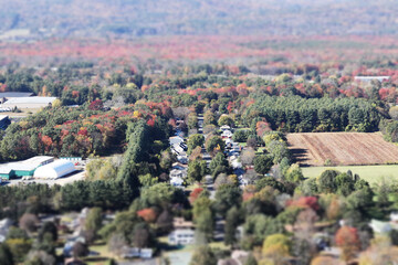 Obraz premium view of the village