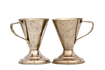 Antique Metal Sanitary Service Soda Fountain Cup Holders