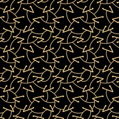 Abstract background. Vector art. Seamless monochrome design. Lines pattern