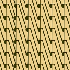 Abstract vector seamless pattern. Waving curling lines. Beauty and fashion Fabric categories. Digital textile print