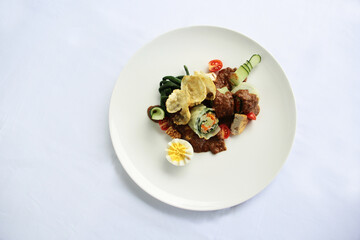 Indonesian Traditional Food Gado Gado 