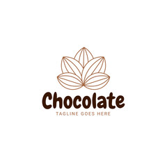 Chocolate logo template vector illustration