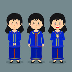 Singapore Character with Various Expression