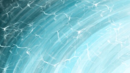Fototapeta na wymiar blue water surface painting for wallpaper, poster, presentation, or flyer