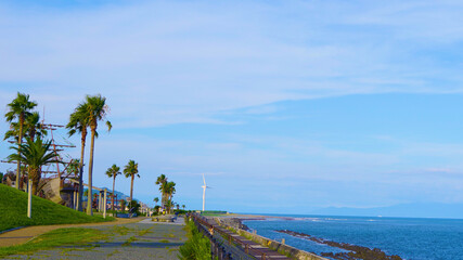 海辺の通り