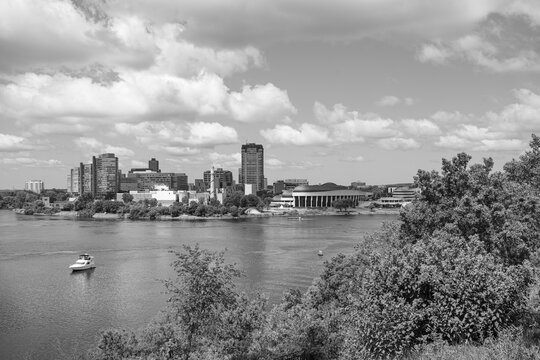 City scape on a sunny day