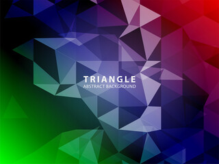 Vector of modern abstract triangular background - Vector
