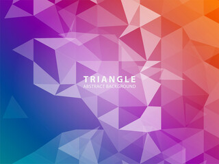 Vector of modern abstract triangular background - Vector