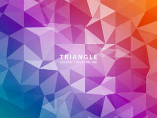 Vector of modern abstract triangular background - Vector