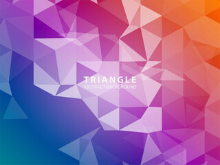 Vector of modern abstract triangular background - Vector