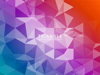 Vector of modern abstract triangular background - Vector