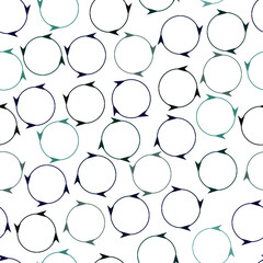 Man About Bubble Wrap Arrow Circles
