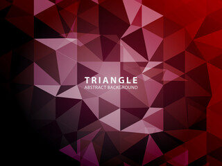 Vector of modern abstract triangular background - Vector