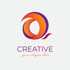 A Letter Logo design template. Graphic Alphabet Symbol for Corporate Business Identity. Creative Typographic Icon Concept