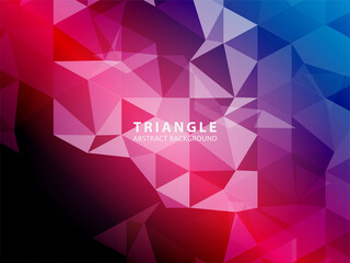 Vector of modern abstract triangular background - Vector